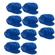 Mũ đầu bếp (1 cái/2 cái/4 cái/6 cái) - Mũ lưới che tóc khi nấu nướng, làm bánh, phục vụ thực phẩm dành cho người lớn - Darkbluehalfnet - Xem 15