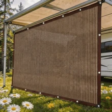 Filet pare-soleil extensible, auvent de soleil renforcé en plusieurs couleurs, protection UV, tente pare-soleil, convient pour le pique-nique, le camping, le jardin, les voyages en camping-car, le pique-nique et la piscine en extérieur - Multicolore - Voir 26