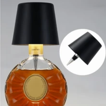 Wireless Wine Bottle Lamp, Wireless Lamp Shade, Dimmable Color, Bottle Stopper Night Light Set, Rechargeable RGB Touch Dimming, Suitable For Home, Bar, Wedding, Party, Perfect Creative Gift - Multicolor - View 7