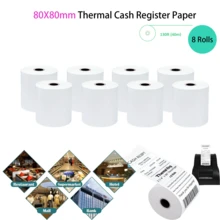 Giấy in hóa đơn nhiệt khổ 80x80mm – Giấy in trơn mịn dùng cho máy tính tiền, máy POS và máy thanh toán thẻ. - Xem 13