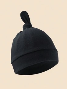 Bộ 8 mũ len mềm màu trơn cho trẻ sơ sinh 0-6 tháng, phù hợp cho bé gái và bé trai. - 8 cái - Xem 4