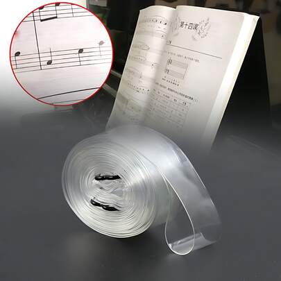 Correa sujetadora de páginas de música para piano | Diseño elástico, casi invisible, fácil de usar