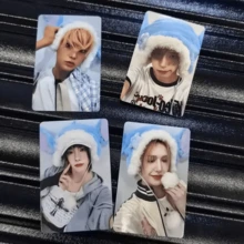 XLOV专辑《UNLOVE》光面照片卡，双面印刷LOMO卡，Wumuti Rui Hyun Haru粉丝收藏礼品 - 彩色 - 查看 3