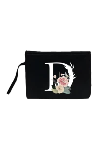 Women's Printed White Letter A-Z Tote Bag, Large Capacity Shoulder Bag, Foldable Durable Shopping Bag, Portable Handbag, Travel Cosmetic Bag, Coin Purse, Suitable For Vacation, Party, Shopping, Work Commute, Birthday, Mother's Day, Wedding, Spring/Summer - Multicolor - View 28