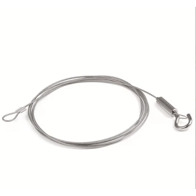 1pc, 78.74 Inch/118.11 Inch/157.48 Inch/196.85 Inch (2m/3m/4m/5m) Adjustable Picture Hanging Cord, Stainless Steel Hanging Wire For Picture Frames, Lighting Decoration Cord