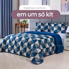 Comforters - Blau geometrisch - Übersicht 4