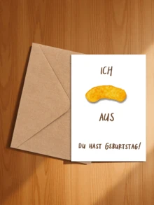 1 pieza Regalo de cumpleaños emocionante - Estoy emocionado por tu cumpleaños - Tarjeta de cumpleaños divertida adecuada para mujeres y hombres - Tarjeta de cumpleaños divertida - A - Ver 4
