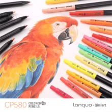 Langguo New Colorful Pencils Plastic Barrel Easy To Write No Mess 12pcs/Set 8sets 96 Colors Soft Core Suitable For Learning Classroom Painting Gift Suitable For Back To School And Various Sketching Works - Sets - View 7