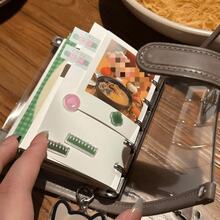 透明クリア ミニ 6 穴リングノート レトロスーツケース風 クリアカバー スクラップブック 手帳 デコレーション カワイイ ステーショナリー オタク ジャーナル スケジュール帳 ダイアリー プランナー ギフト 学生 おしゃれ 韓国ファッション ミニサイズ 携帯便利 Y7TB - 薄茶色 - チェックする 8