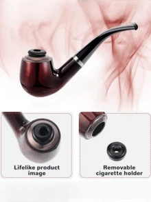 2件/1件 優雅煙斗 抽菸配件 附可清洗微濾芯 創意情人節禮物 送男士的完美禮物 - 煙鬥 - 查看 6