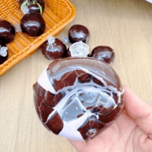 2个黑色噼啪声挤压球 - 噼啪作响的清脆减压玩具 - 可挤压，生日装饰，派对用品，黄油软萌玩具，慢回弹软萌玩具，生日派对用品，压力球，毕业派对用品，软萌饺子，可塑形，慢回弹 - 释放压力 - 多色 - 查看 8