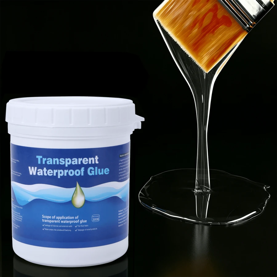 300g Transparent Waterproof Sealant, Easy Repair For Leakage In Home, Bathroom, Kitchen, Tile, Balcony Waterproof Coating - Multicolor - View 1