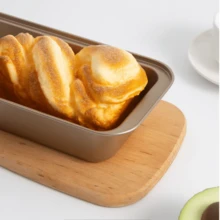 Khuôn nướng bánh mì hình chữ nhật không nắp, khuôn bánh mì, bộ dụng cụ nướng bánh dày dặn, khuôn có thể tùy chỉnh. - Nhiều màu - Xem 4