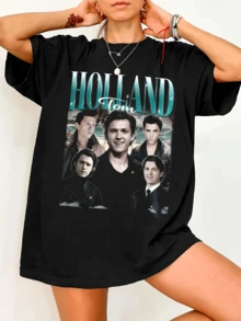 Counterfeit Vintage Tom H-HollandS T-Shirt From The 90s, Retro Style. - Black - View 6
