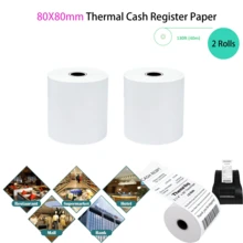 Giấy in hóa đơn nhiệt khổ 80x80mm – Giấy in trơn mịn dùng cho máy tính tiền, máy POS và máy thanh toán thẻ. - Xem 12