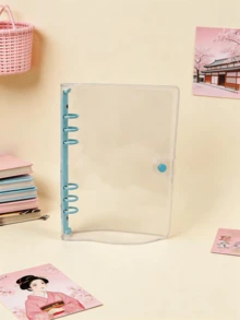 Bìa đựng tài liệu A5 màu vàng hồng trong suốt, bìa đựng tài liệu A5 dạng rời kèm giấy thay thế, album dán sticker, sách dán sticker trong suốt, sách dán sticker, túi đựng ảnh, album ảnh, sổ kế hoạch, nhật ký, sổ tay, đồ dùng văn phòng. - A5 - Xem 15