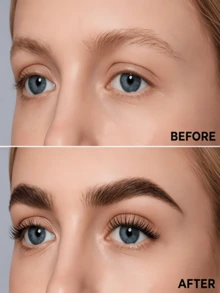 4-In-1 Micro-Sculpting Eyebrow Pencil, 4 Colors Eyebrow Makeup Pencil With 4-Prong Tip, Can Create Natural Delicate Eyebrow Texture, Waterproof Long-Lasting No Smudging, Smooth Application Quick Drying No Clumping - One Size Fits All - View 4