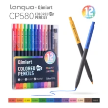 Langguo New Colorful Pencils Plastic Barrel Easy To Write No Mess 12pcs/Set 8sets 96 Colors Soft Core Suitable For Learning Classroom Painting Gift Suitable For Back To School And Various Sketching Works - Sets - View 19