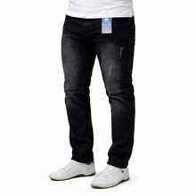 Men's Slim Fit Comfort Jeans | Premium Fade-Resistant And Goes With Everything - Màu đen, cũ kỹ, với hiệu ứng sờn rách. - Xem 2
