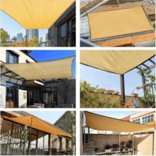 High Density Breathable Multi-Functional Outdoor Sunshade Net, High Density UV-Resistant, Anti-Snow, Anti-Freeze, Suitable For Yard, Picnic, Car Canopy, Garden, Balcony, Corridor Pavilion, Beach, Yard And Roof, Easy To Install, Reinforced Corners, Durable And Sturdy Edges. - Multicolor - View 10