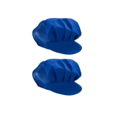 Mũ đầu bếp (1 cái/2 cái/4 cái/6 cái) - Mũ lưới che tóc khi nấu nướng, làm bánh, phục vụ thực phẩm dành cho người lớn - Darkbluehalfnet - Xem 17