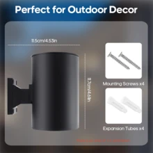 1pc LED Wall Light Outdoor Lighting, Solar Powered, Light Sensing Control, Warm Light, Outdoor Solar Wall Light, Used For Garden, Courtyard, Garage, Porch, Balcony Lighting - Solar - View 7