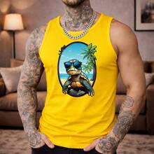 Men's 100% Cotton Gym T-Shirt Launch - Amarillo - Ver 2