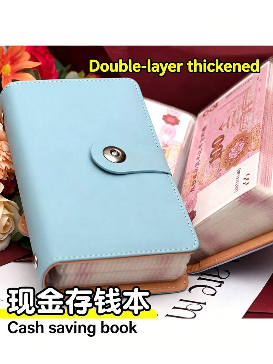 Sổ tay thử thách tiết kiệm 100 ngày - Sổ tay ngân sách mini kèm phong bì đựng tiền mặt, cách tiết kiệm tiền dễ dàng và thú vị. - trống - Xem 1