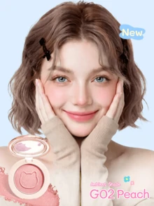 Phấn má hồng COLORKEY Prism Highlighter Blush, phấn má hồng có độ lên màu cao - lâu trôi và không phai màu, tạo hiệu ứng rạng rỡ, mỹ phẩm trang điểm mặt thương hiệu phù hợp cho phụ nữ và các bạn gái, hoàn hảo cho mùa xuân/hè, lý tưởng cho phong cách retro Y2K, thích hợp làm quà tặng sinh nhật, Ngày của Mẹ, trang điểm dự tiệc và du lịch, màu sắc đẹp nhất. - #G01 Hoa hồng - Xem 4