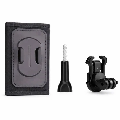 Giá đỡ dây đeo vai ba lô điều chỉnh góc, kẹp vai đa góc, ổn định, thích hợp cho camera hành động, leo núi và quay vlog để chống trượt.