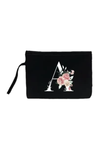 Women's Printed White Letter A-Z Tote Bag, Large Capacity Shoulder Bag, Foldable Durable Shopping Bag, Portable Handbag, Travel Cosmetic Bag, Coin Purse, Suitable For Vacation, Party, Shopping, Work Commute, Birthday, Mother's Day, Wedding, Spring/Summer - Multicolor - View 45