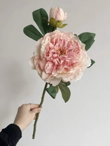 Nejlue Artificial Flowers/Plants1111 Home & Living 1/2件人造牡丹花含花苞與綠葉，逼真人造牡丹花，人造花，人造花莖，適用於居家裝飾、婚禮花束、節日裝飾、情人節禮物、母親節禮物和派對中心裝飾。玫瑰、婚禮裝飾、花束、人造花、花束、花束用品、人造花、室內裝飾、母親節禮物、居家裝飾、仿真花、春季裝飾。 - 彩色 - 查看 8