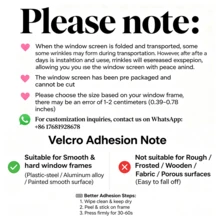 1片自粘式隐形蚊帐，夏季防蚊，操作简便，可拆卸白色网纱，无需钻孔，带魔术贴 - 1pc - 查看 8