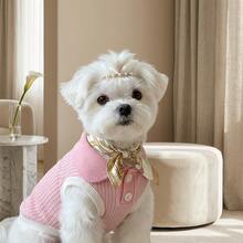 Áo polo mỏng mùa hè cho chó, thích hợp cho chó Bulldog Pháp, Teddy, Pomeranian, Maltese, chống rụng lông, thoáng khí, bộ đồ cho chó. - Nhiều màu - Xem 15