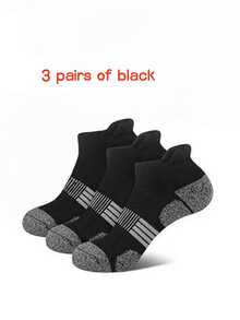24 pares de nuevos calcetines cortos para hombres en negro, blanco y gris, calcetines deportivos de punto fino, transpirables y de secado rápido, calcetines cortos duraderos, calcetines invisibles para hombres - Multicolor - Ver 19
