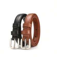1pc Women's Versatile Waist Belt, Korean Style, Solid Color Sexy PU Leather, Suitable For All Seasons - Multicolor - View 6