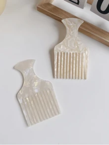 Personalized Custom Engraved Hair Comb, Customizable Name/Text/Logo/Date, Personalized Acetate Plastic Hair Comb, Personalized Custom Wide Tooth Hair Comb, Portable And Foldable, Suitable For Handbags, Shoulder Bags, Crossbody Bags, Tote Bags, Backpacks, Etc., Suitable For Outings, Honeymoons, Short Trips, Hair Salons, Etc., Perfect Gift Choice For Mothers, Good Friends, Relatives, Classmates, Colleagues, And Ideal Choice For Bridesmaid Gifts. - Multicolor - View 3
