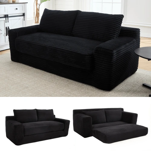 Sofas & Couches - Black - View 1
