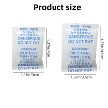 矽膠乾燥劑套組 可重複使用矽膠除濕劑 用於控制儲存環境濕度 適合物品存放 吸濕防潮 家用日常用品 家用除濕劑 (1g,2g) - 彩色 - 查看 5