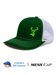 1pc Bull Skull Print Cnotrast Mesh Cap Summer Baseball Cap Outdoor Breathable Street Hat Trucker Cap Adjustable Head Circumference High Quality - Deer - View 10