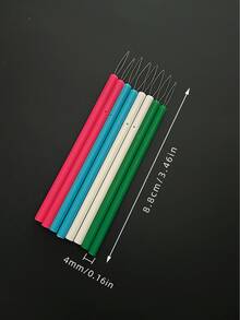 Portable Extended Plastic Threader - Vibrant Color, Space-Saving Sewing Machine Threading Assistant, Suitable For Beading And DIY Crafts, Efficient Threading Management For All Ages, Sewing Machine Accessory | Lively Threader | Durable Thread Rack, Sewing Machine Thread Rack - Threader - View 9