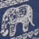[Sunflower Lace]Blue Striped Elephant