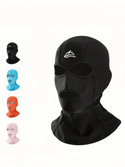 2pcs Swimming Hood Unisex, Breathable Sun Protection Face Mask For Outdoor Water Sports In Summer