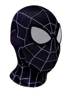 Hasbro 1件套3D主题面具角色扮演服装配饰，均码，3D打印，高品质莱卡面料，全脸面具，角色扮演风格，人物设计，多种亮色混搭，带帽设计，主题服装配饰，适合成人和青少年，角色扮演面具，超级英雄粉丝的完美礼物，弹性全脸面具，适用于万圣节、生日派对、角色扮演，送给朋友和家人的创意礼物，服装配饰 - 均碼 - 查看 10