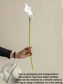 1/3/6pcs Calla Lily Artificial Flowers, Long Stem PU Material, Suitable For Wedding Bouquet Decor, Home, Room, Vase Filler, Outdoor, Garden, Wedding Decoration, Tabletop Decor - Multicolor - View 14