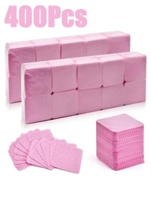 2000/1000/400 piezas Toallitas limpiadoras de esmalte de uñas de gel, removedor de esmalte, sin pelusa, almohadillas de papel al por mayor, herramientas de maquillaje, limpiador, arte de uñas, removedor de esmalte de uñas, toallitas sin pelusa, limpiador, almohadilla de papel - Multicolor - Ver 11