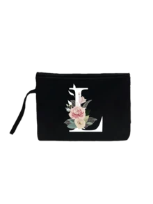 Women's Printed White Letter A-Z Tote Bag, Large Capacity Shoulder Bag, Foldable Durable Shopping Bag, Portable Handbag, Travel Cosmetic Bag, Coin Purse, Suitable For Vacation, Party, Shopping, Work Commute, Birthday, Mother's Day, Wedding, Spring/Summer - Multicolor - View 31
