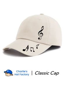 1pc Unisex Classic Baseball Cap - Musical Note & Treble Clef Print - Multiple Colors Available - Soft Adjustable Dad Hat Suitable For Music Lovers Daily Wear,Beach,Travel - Note - View 18