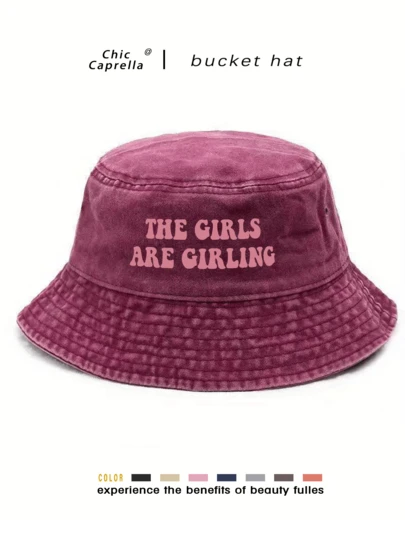 Unisex Retro Fisherman Hat, Suitable For All Seasons Spring, Summer, Autumn And Winter, Adjustable Strap, Suitable For Valentine's Day, Wedding, Christmas, School, Outdoor Sports, Travel, Sun Protection, Top Gift Choice For Men And Women, Customizable Trucker Cap, Available In Black, Pink, Purple, Yellow And Other Colors, Casual Headwear
