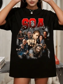Sons Of Anarchy SOA Bootleg Character Inspired Tshirt. Adult Small - 3xl - Black - View 6